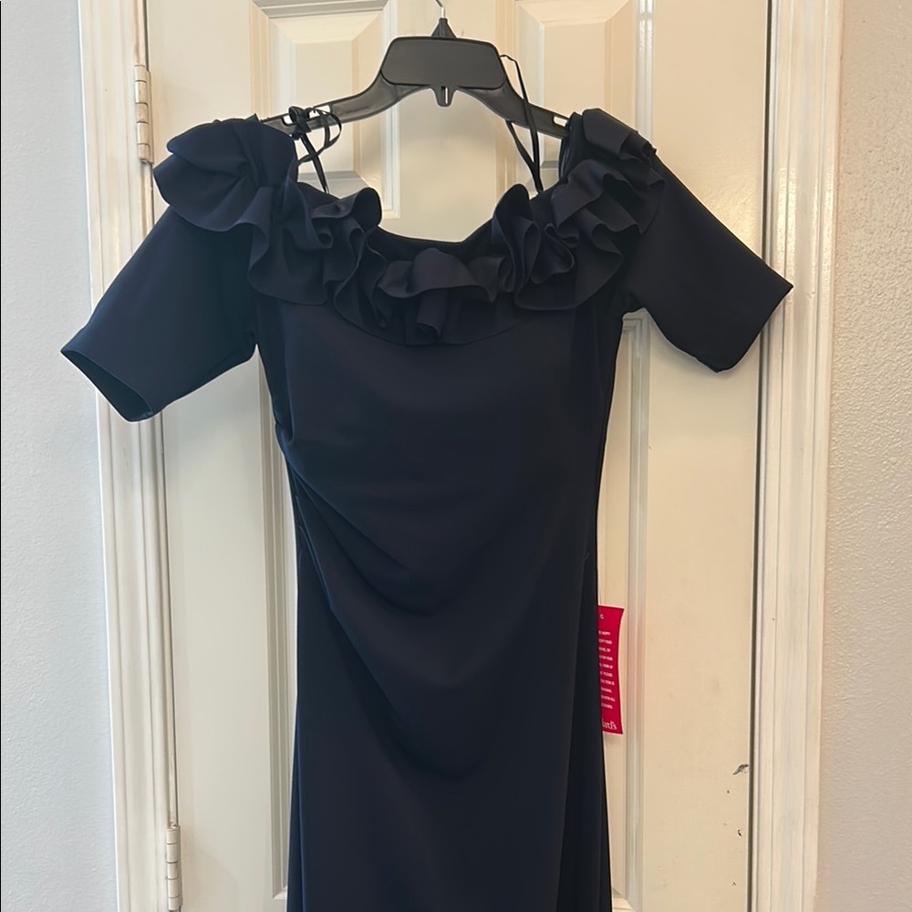 Xscape Midnight Blue Gown
